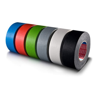 Tesa 4671 Rød - 50mm Acrylbelagt tekstiltape